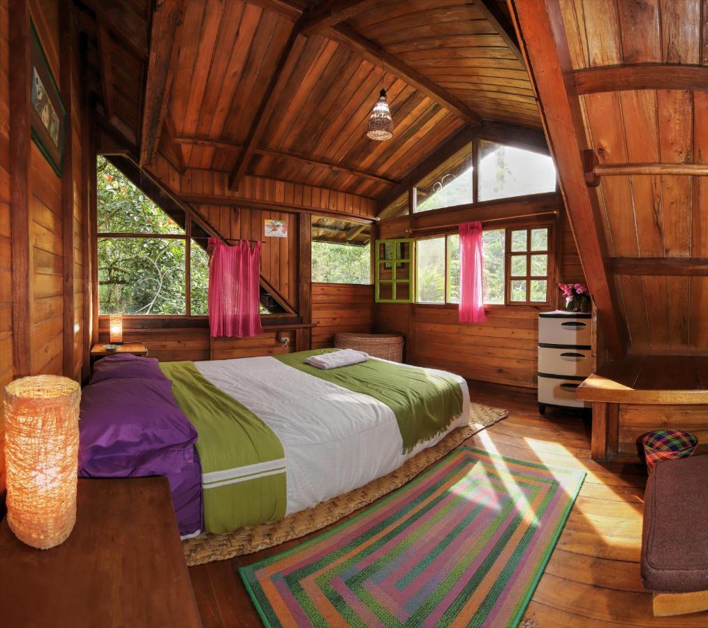 Mindo Eco Chalet Con Rio Y Cascada Екстериор снимка